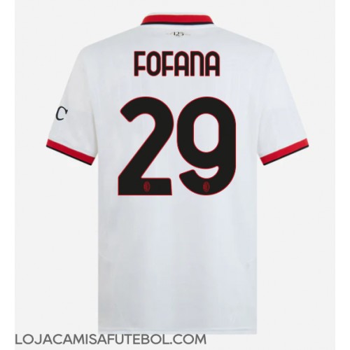 Camisa de Futebol AC Milan Youssouf Fofana #29 Equipamento Secundário 2024-25 Manga Curta